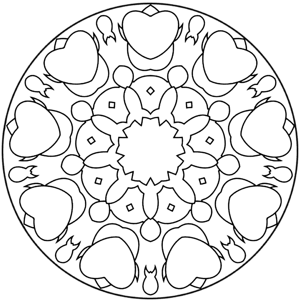 Simple Abstract Mandala