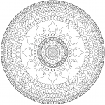 Abstrakcyjna mandala