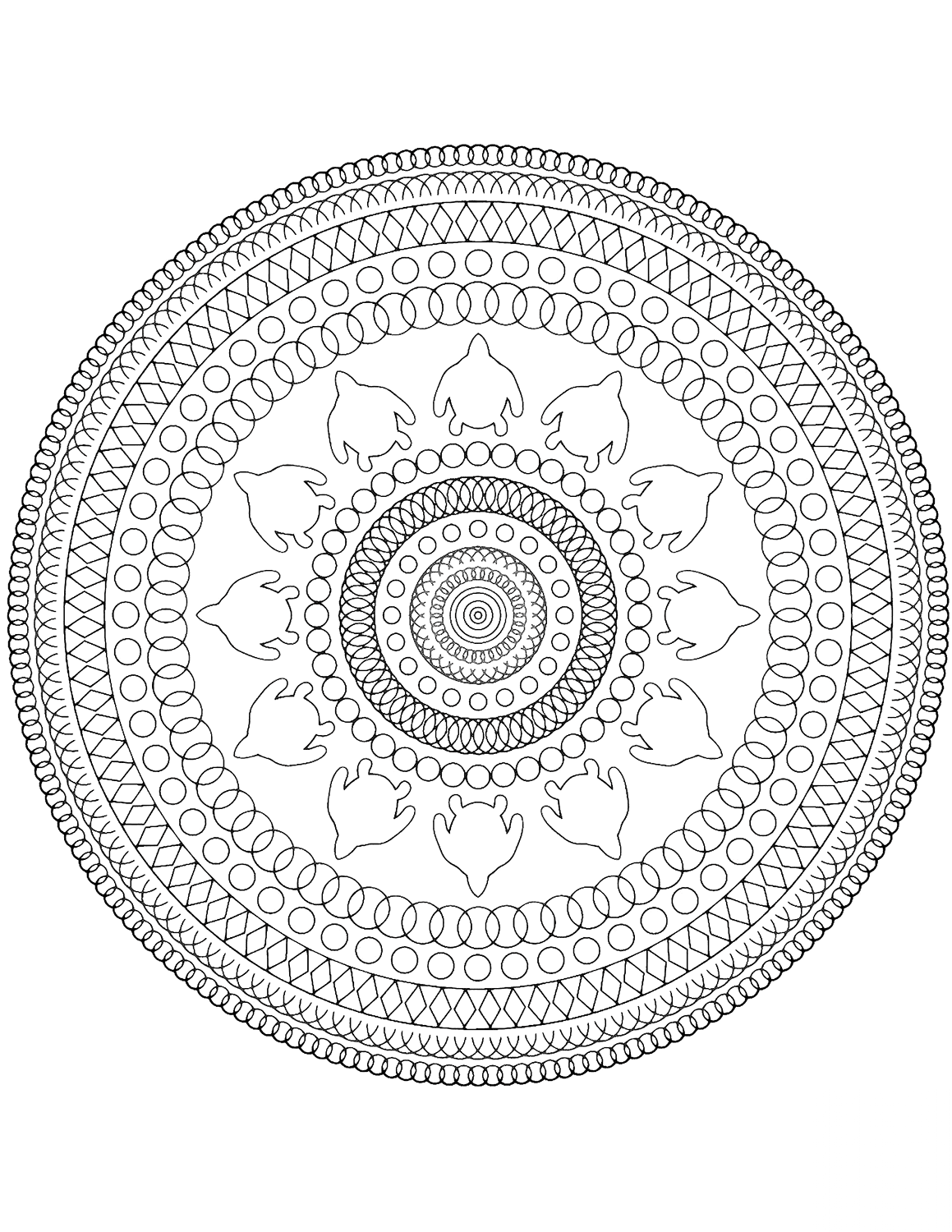 Abstrakcyjna mandala