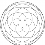 Pentagram of Venus Mandala