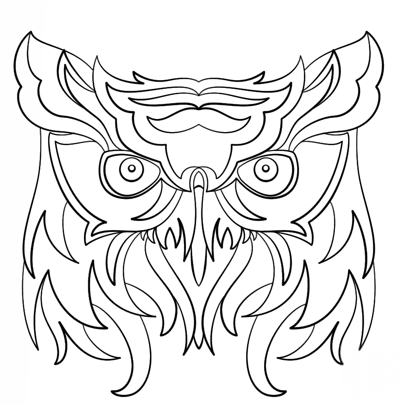 Abstract Owl