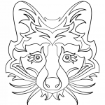 Abstract Raccoon