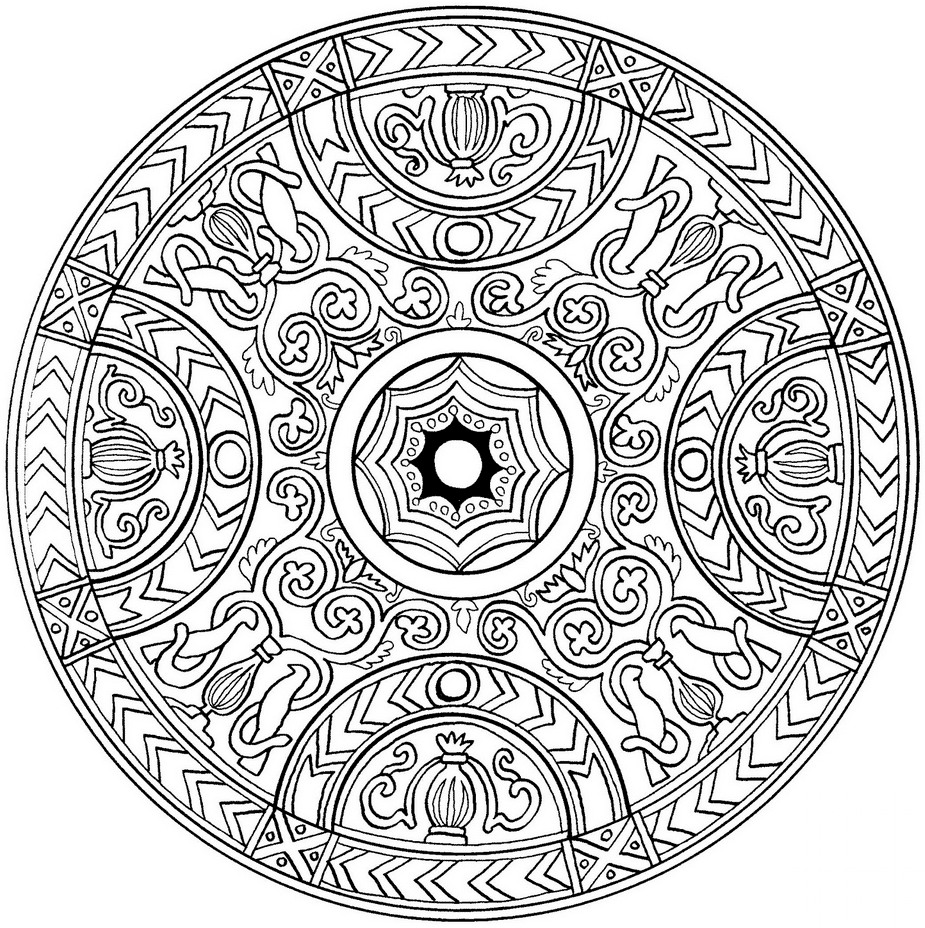 Mandala with Ornament