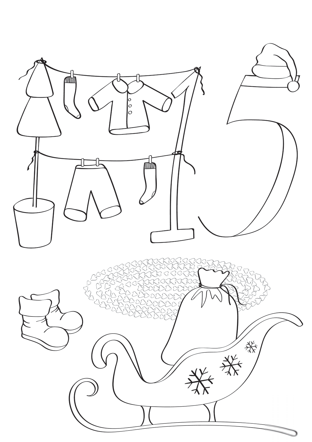 December 15 with Santa Claus Clothes