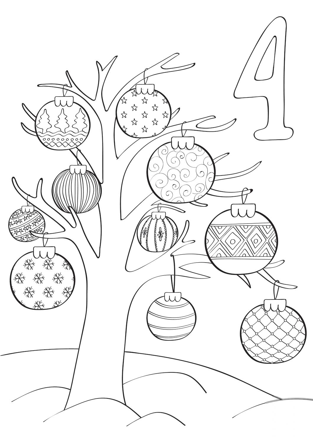 December 4 with Christmas Ornament...