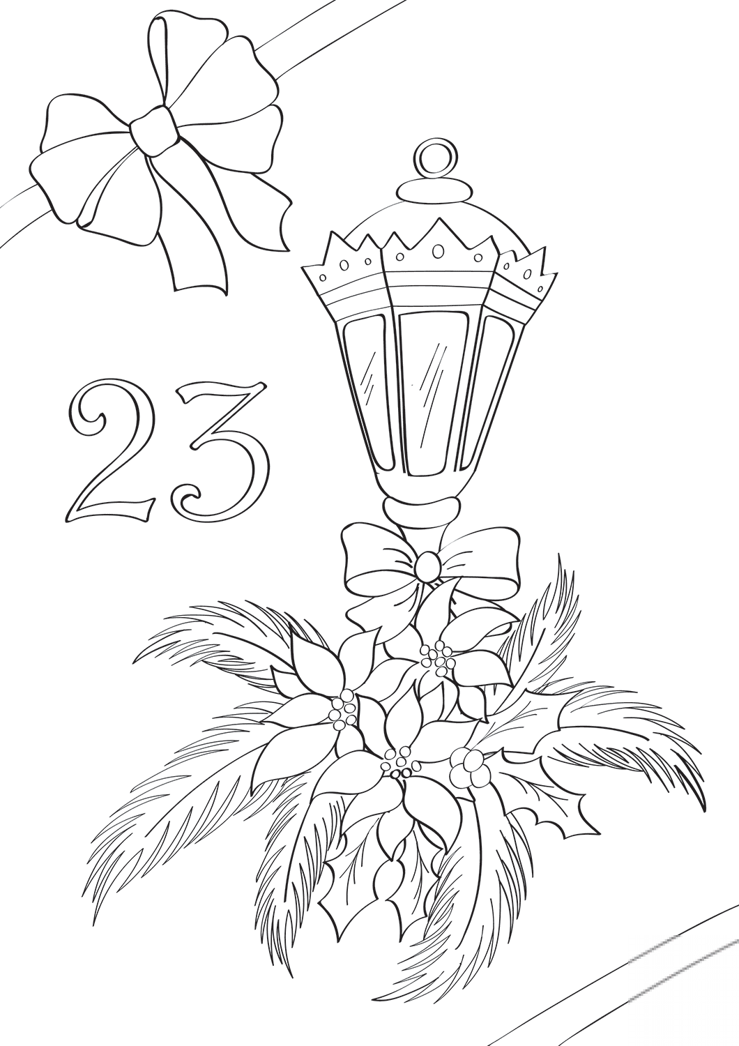 December 23 with Christmas Lantern