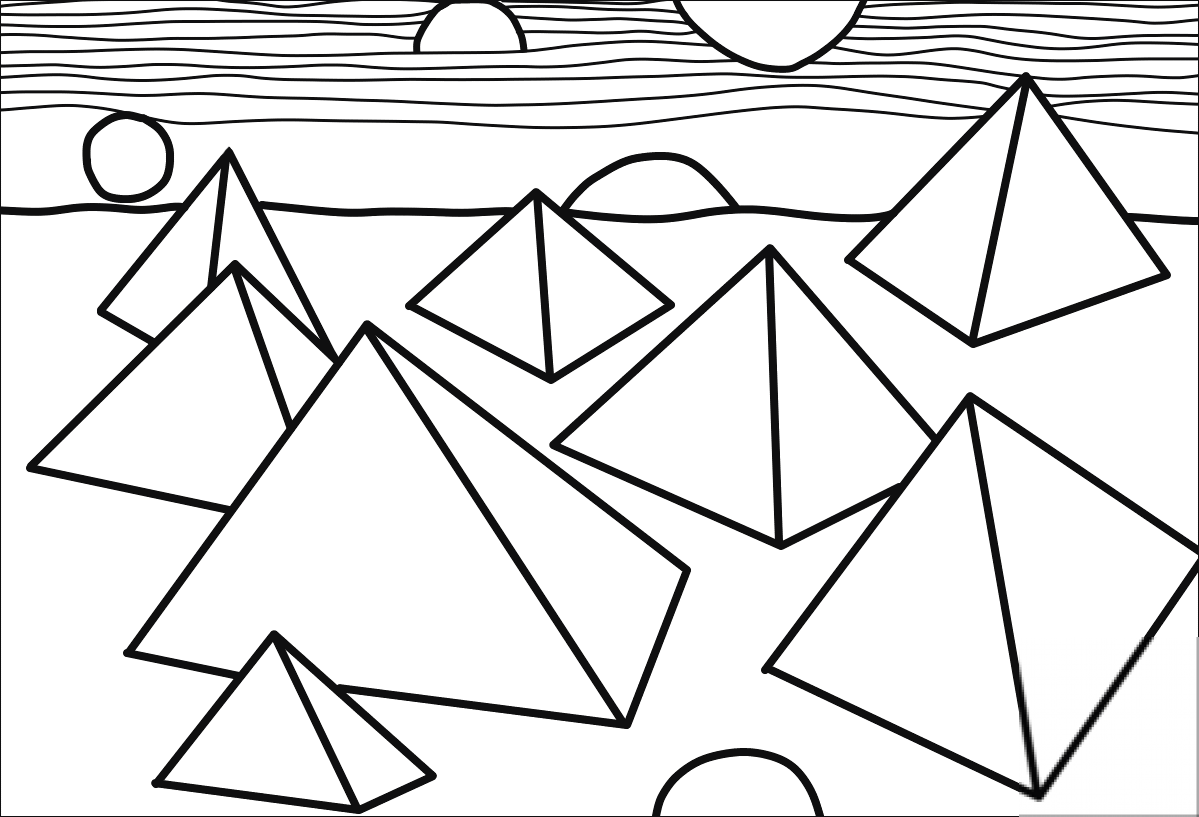 Pyramids by Alexander Calder