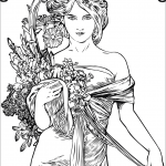 Spring by Alfons Mucha