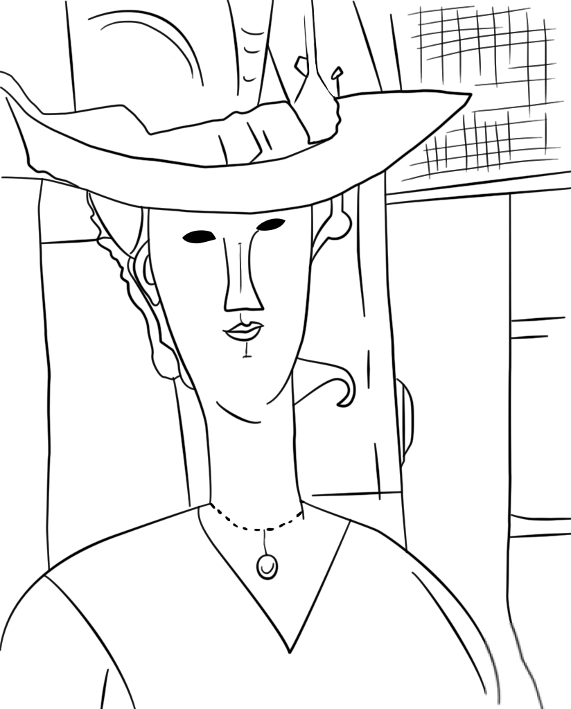 Madame Pompadour by Amedeo Modigliani