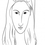 Jeanne Hebuterne by Amedeo Modigliani