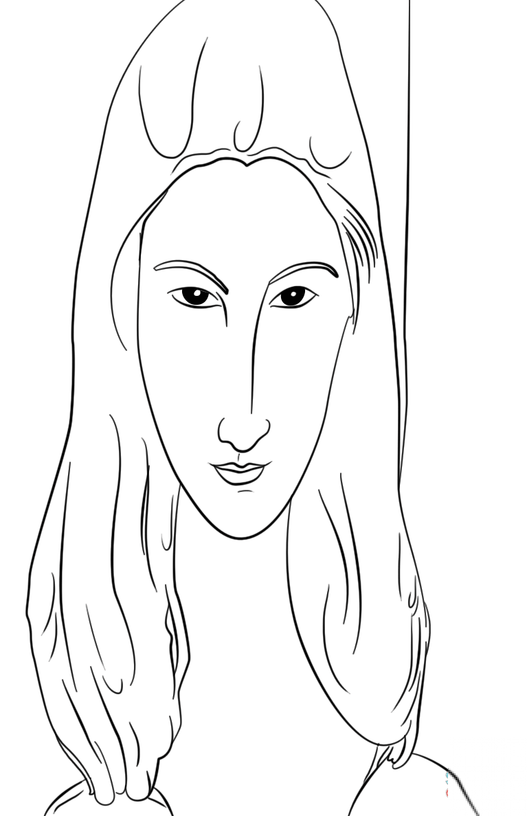 Jeanne Hebuterne by Amedeo Modigliani