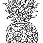 Zentangle Pineapple