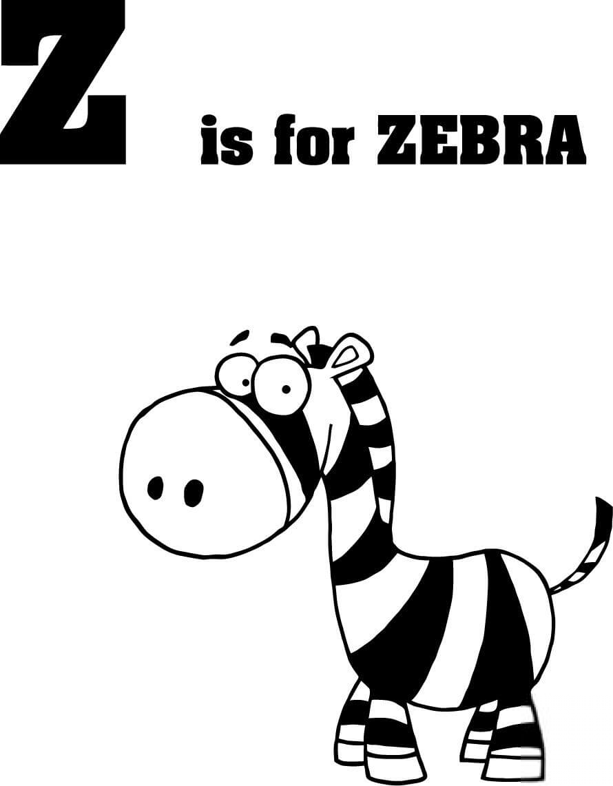 Litera Z jak zebra