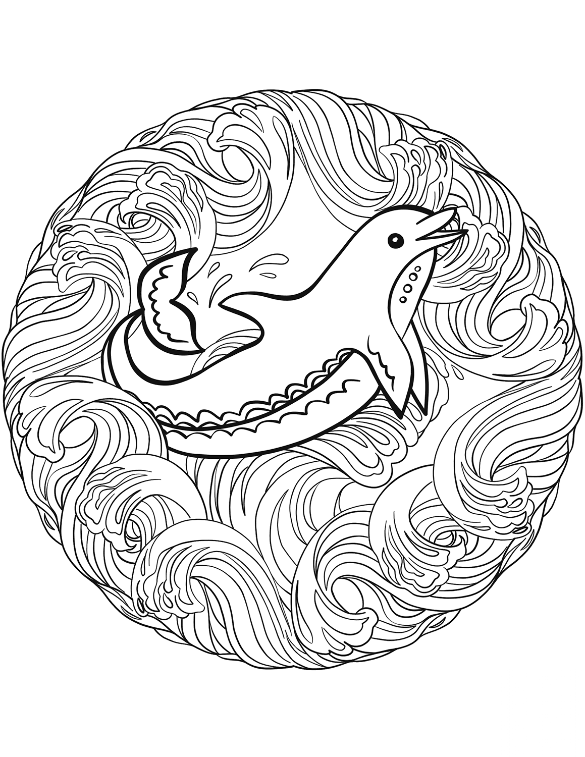 Dolphin Mandala