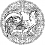 Cock Mandala