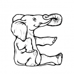 E is for Elephant
