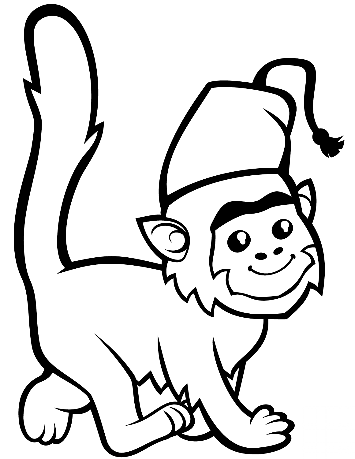 Cute Monkey in Fez