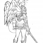 Angel with Sword and Shield