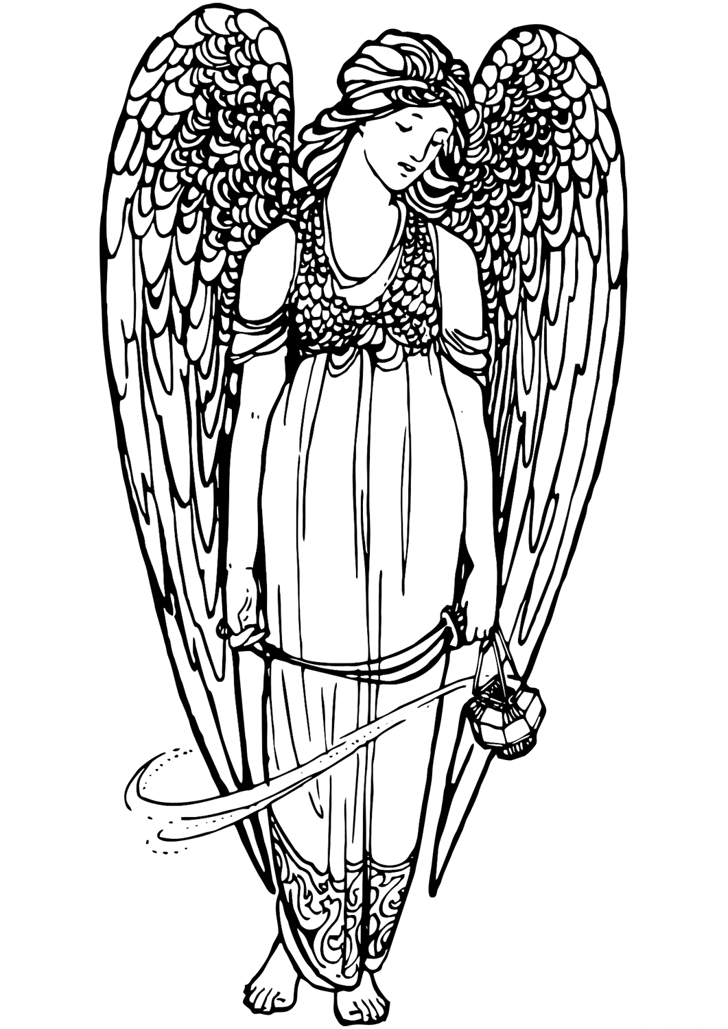 Angel with Lantern