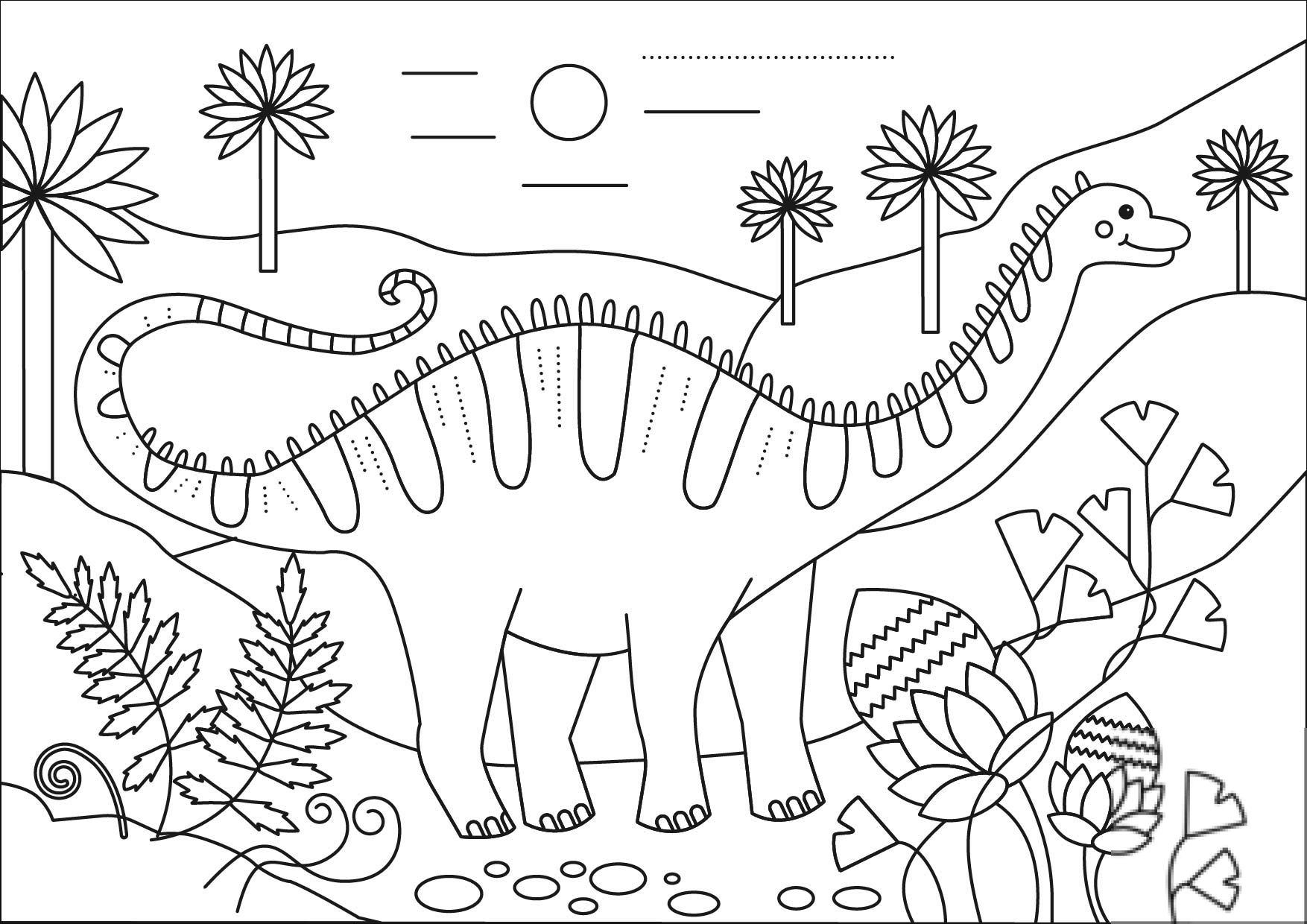 kolorowanka Apatozaur