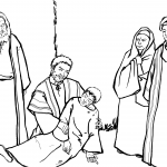 Paul Embraces Eutychus