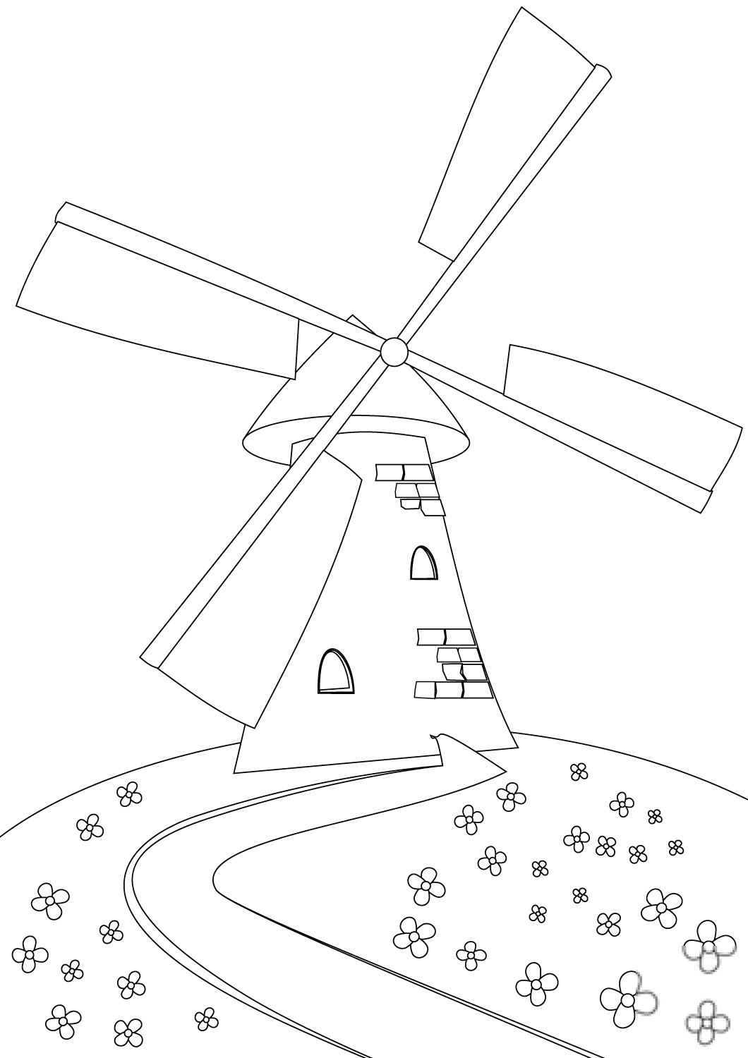 Windmill on a Hill