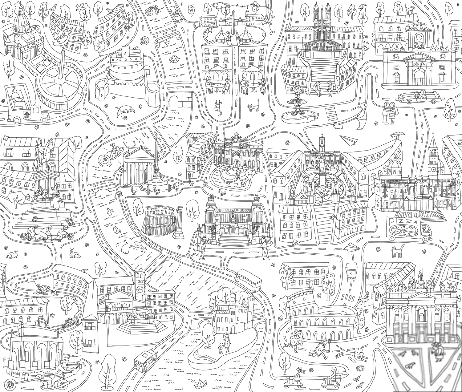 kolorowanka Architektura