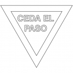 "Yield" Sign in Argentina