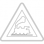 "Railroad Crossing" Sign in Argentina