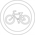 "Bicycles Only" Sign in Argentina