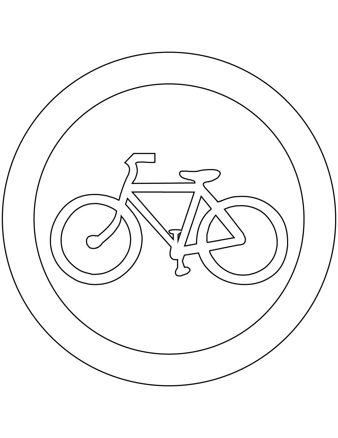 "Bicycles Only" Sign in Argentina