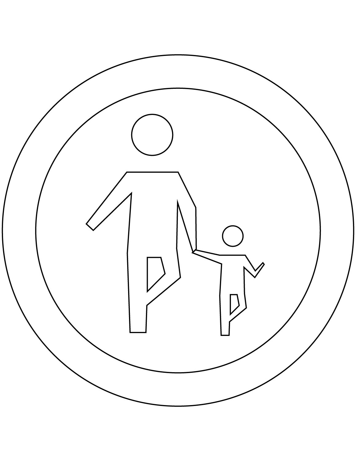 "Shared Use Path" Sign in Argentina