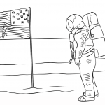 Pierwszy człowiek na Księżycu