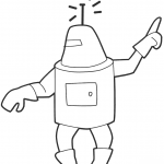 Animowany astronauta