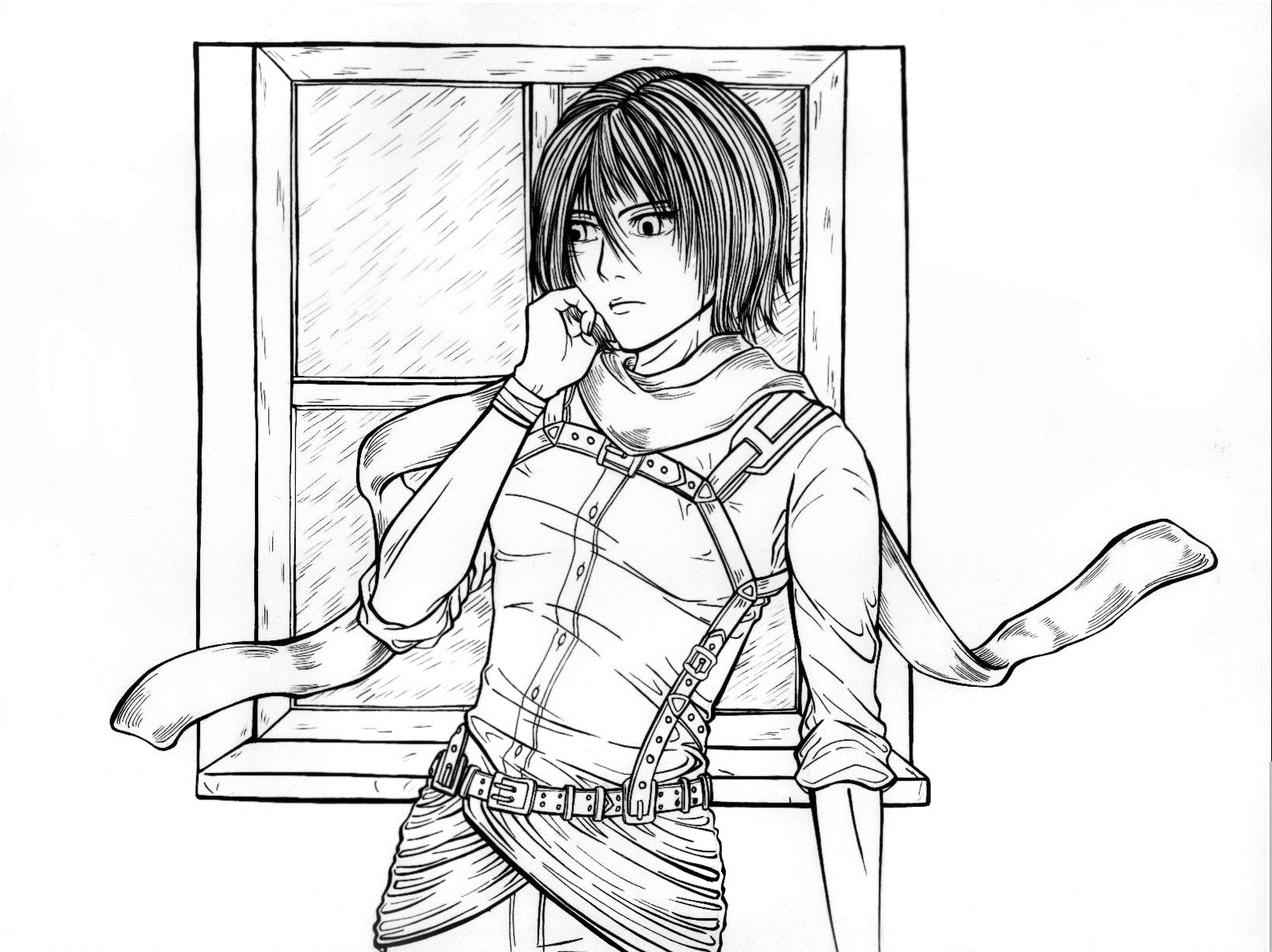Mikasa Ackerman from Manga Series...