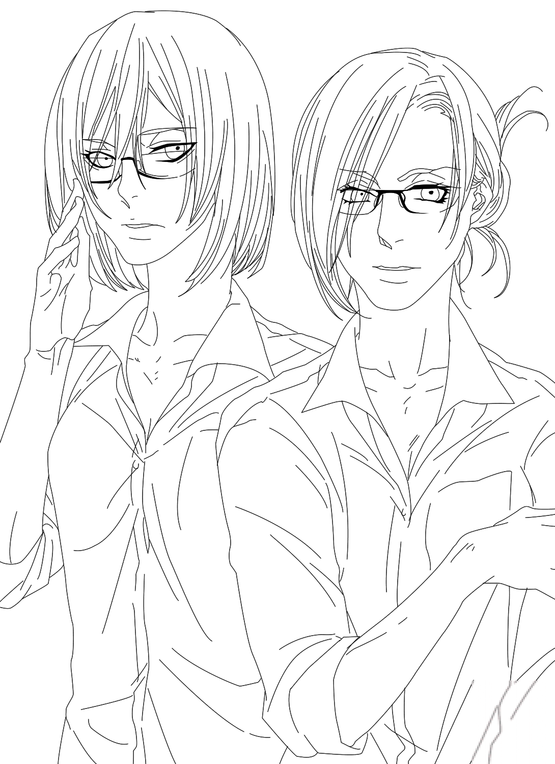 Annie Leonhart and Mikasa Ackerman