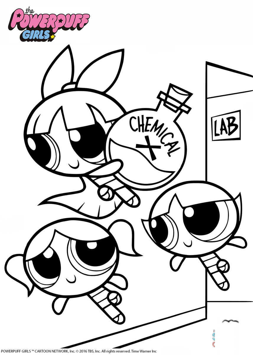 Powerpuff Girls with Chemical X