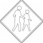 "Pedestrians" Sign in Australia