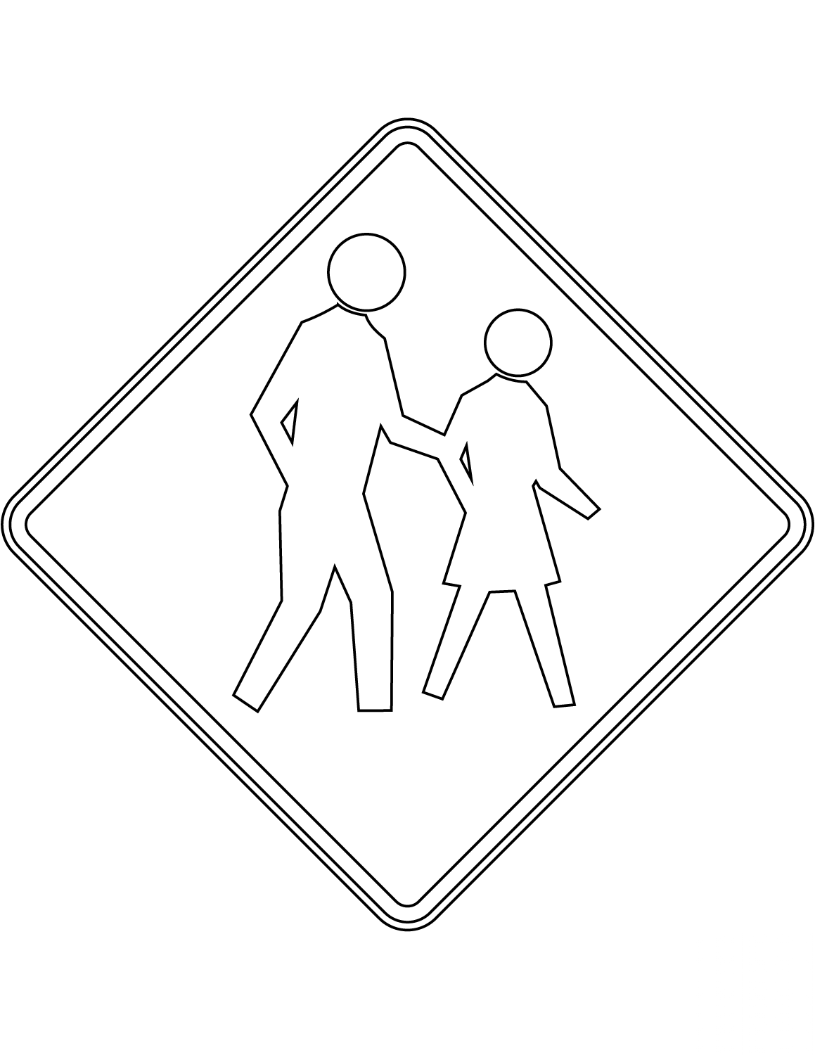 "Pedestrians" Sign in Australia