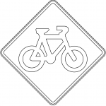 "Cyclists" Sign in Australia