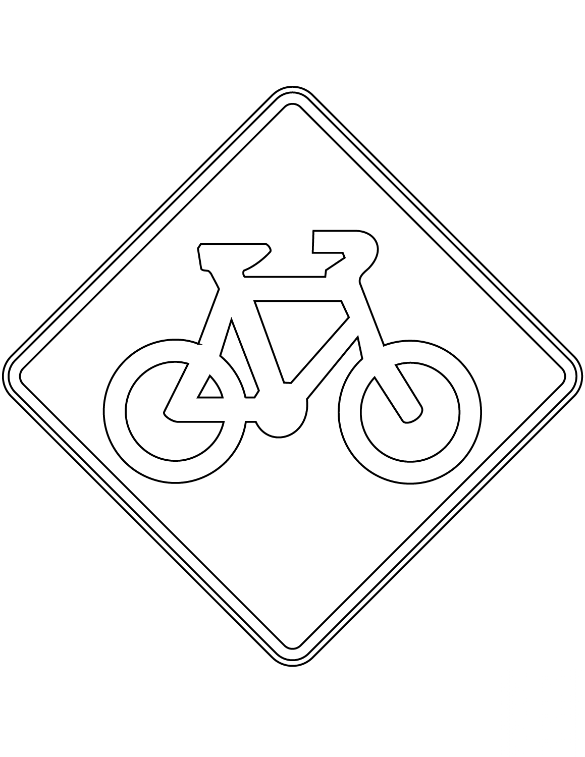 "Cyclists" Sign in Australia