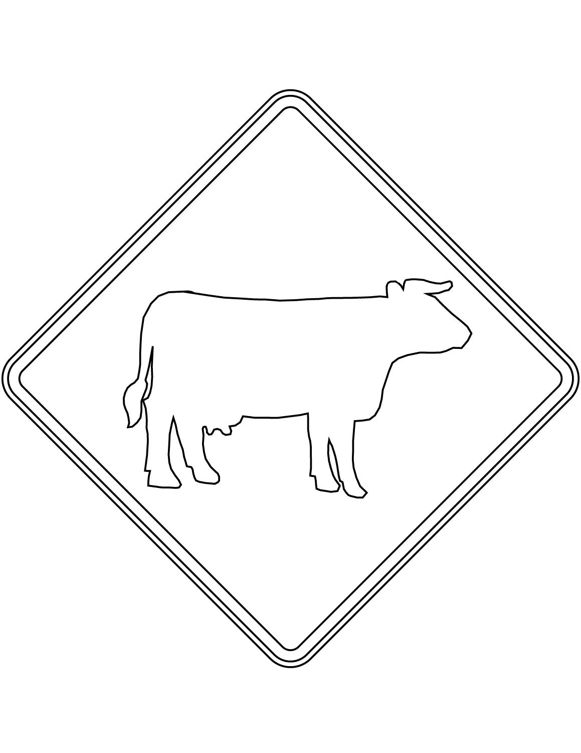 "Cattle" Sign in Australia