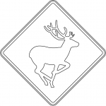 "Deer" Sign in Australia