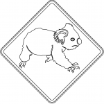 "Koalas" Sign in Australia