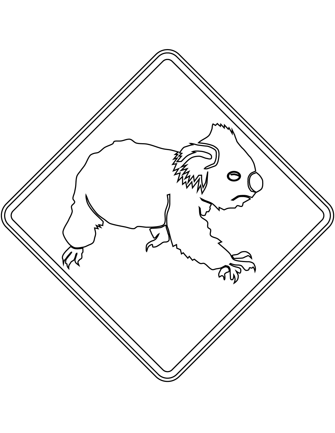 "Koalas" Sign in Australia