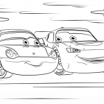 Lightning Mcqueen and Sally from...