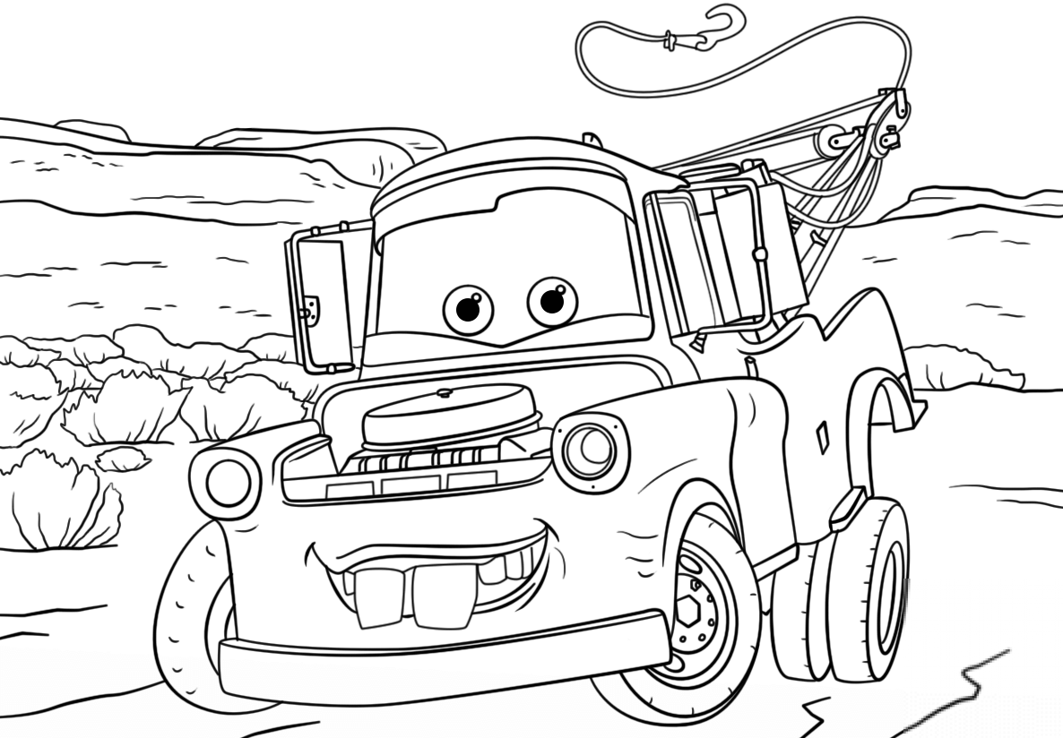 Tow Mater from Cars 3