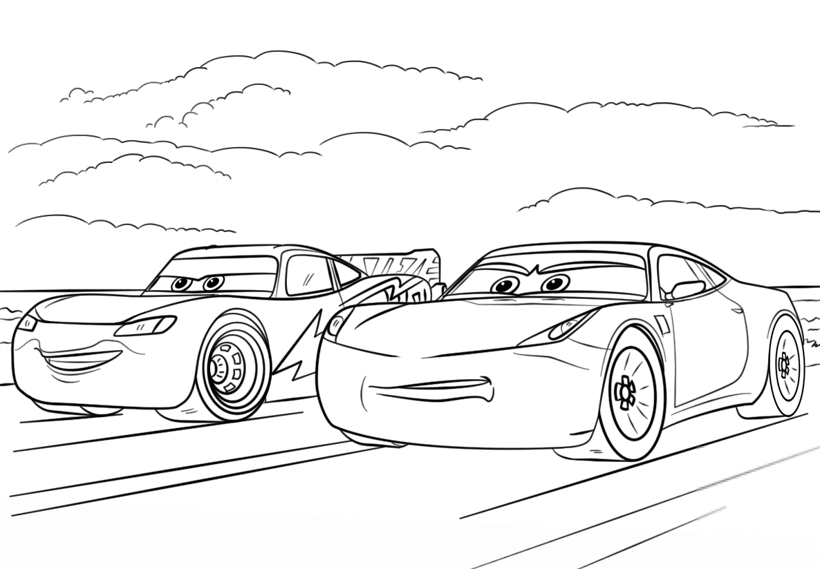 McQueen and Ramirez from Cars 3