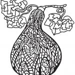 Zentangle Eggplant