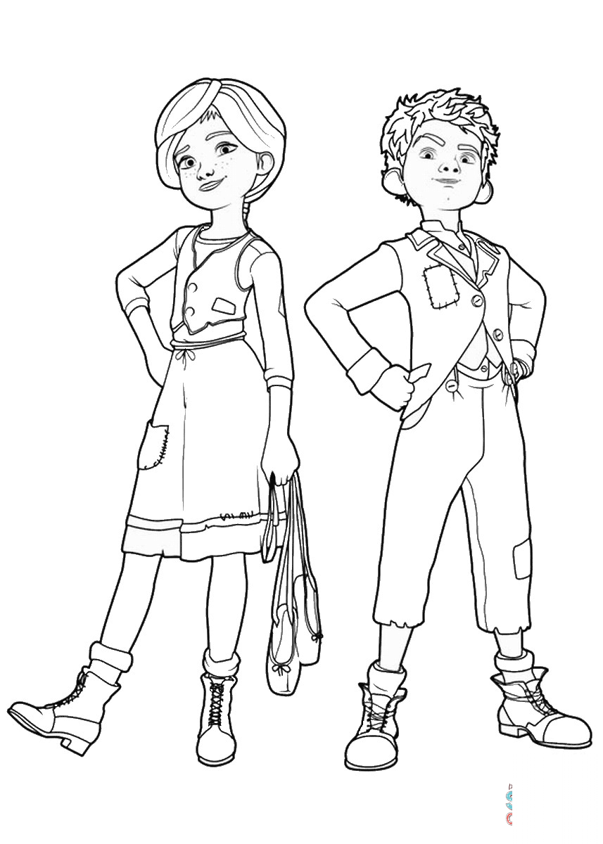 Félicie and Victor from Leap!